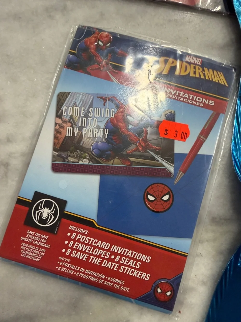 Marvel Spider-Man Kids Costume Balloon Set - Red, Blue, Purple - Picture 2 of 6